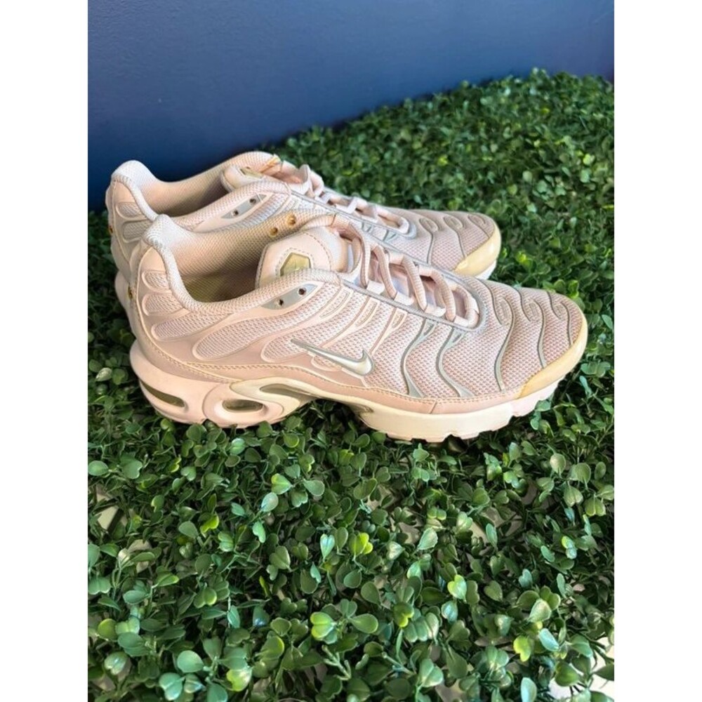 Nike Air Max Plus TN "Barely Rose" Light Pink Premium Sneakers | Youth 6.5Y
